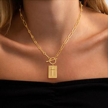 Dainty Nail Cross Necklace