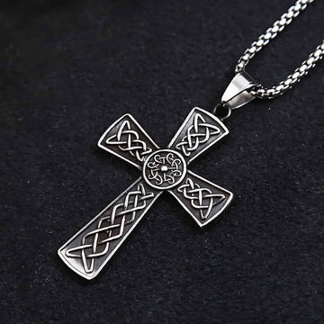 Celtic Cross Necklace - Xenos Jewelry
