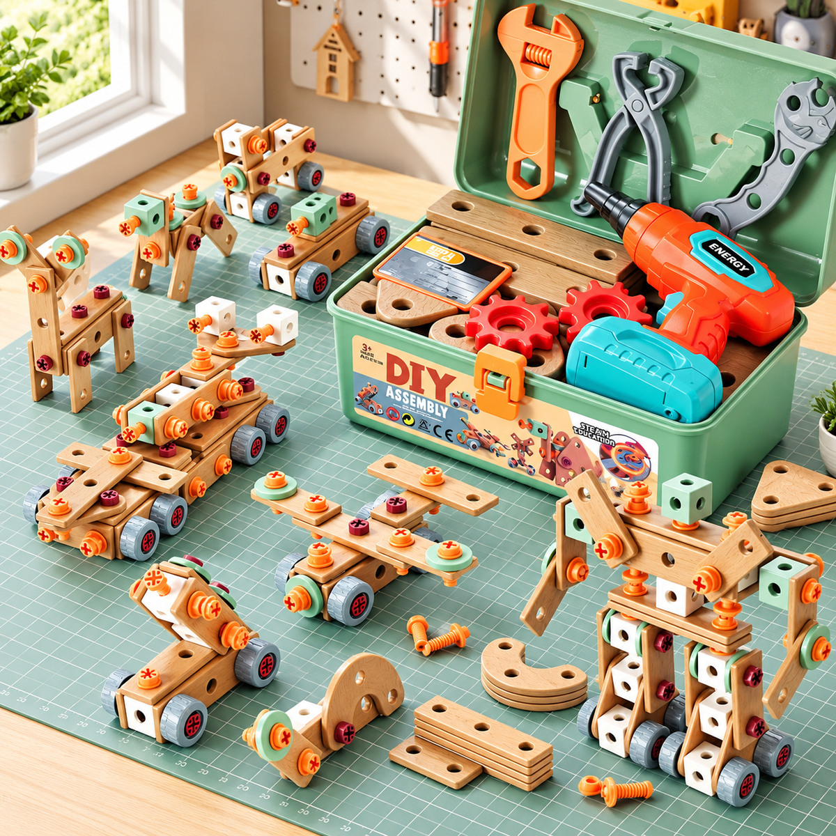 Little Builder — 144-Piece Tool Set