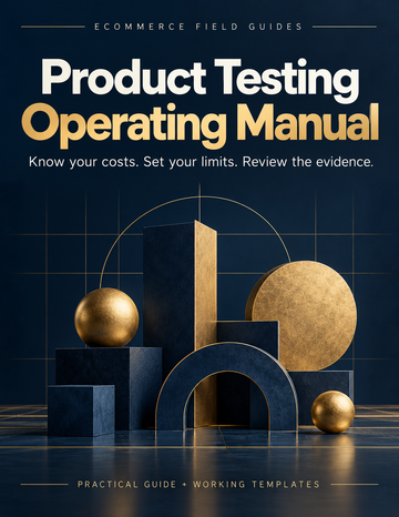 Product Testing Operating Manual