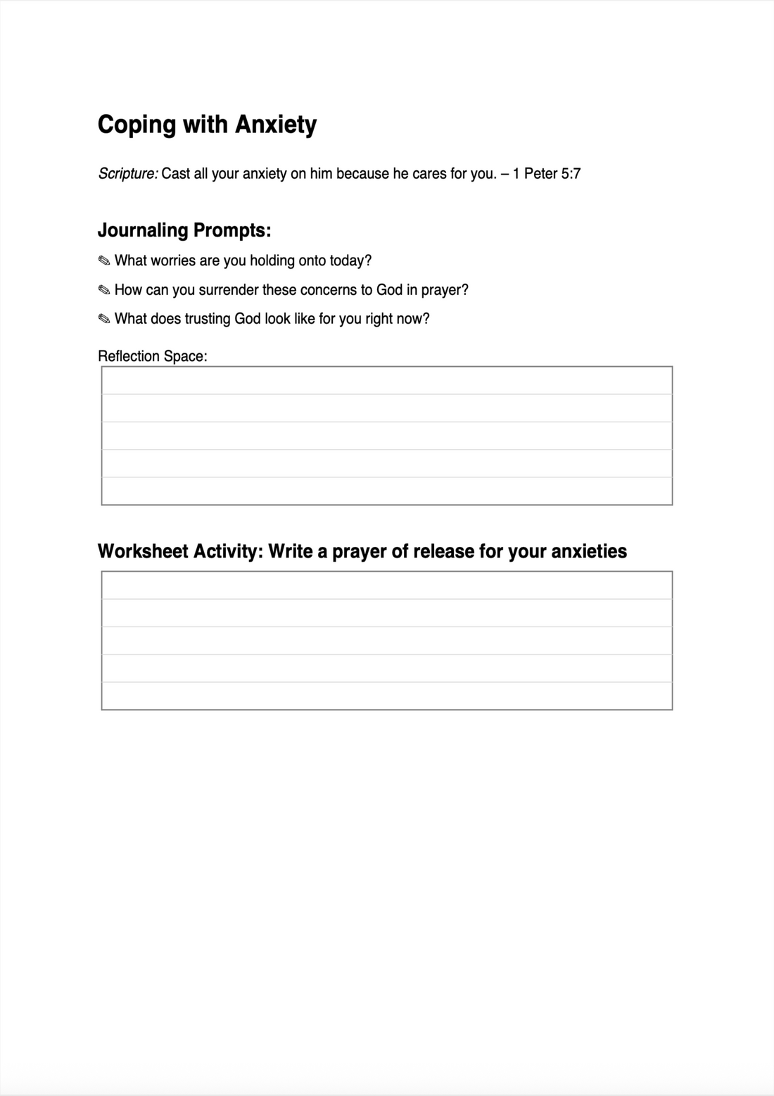 Faith & Mental Well-being Toolkit