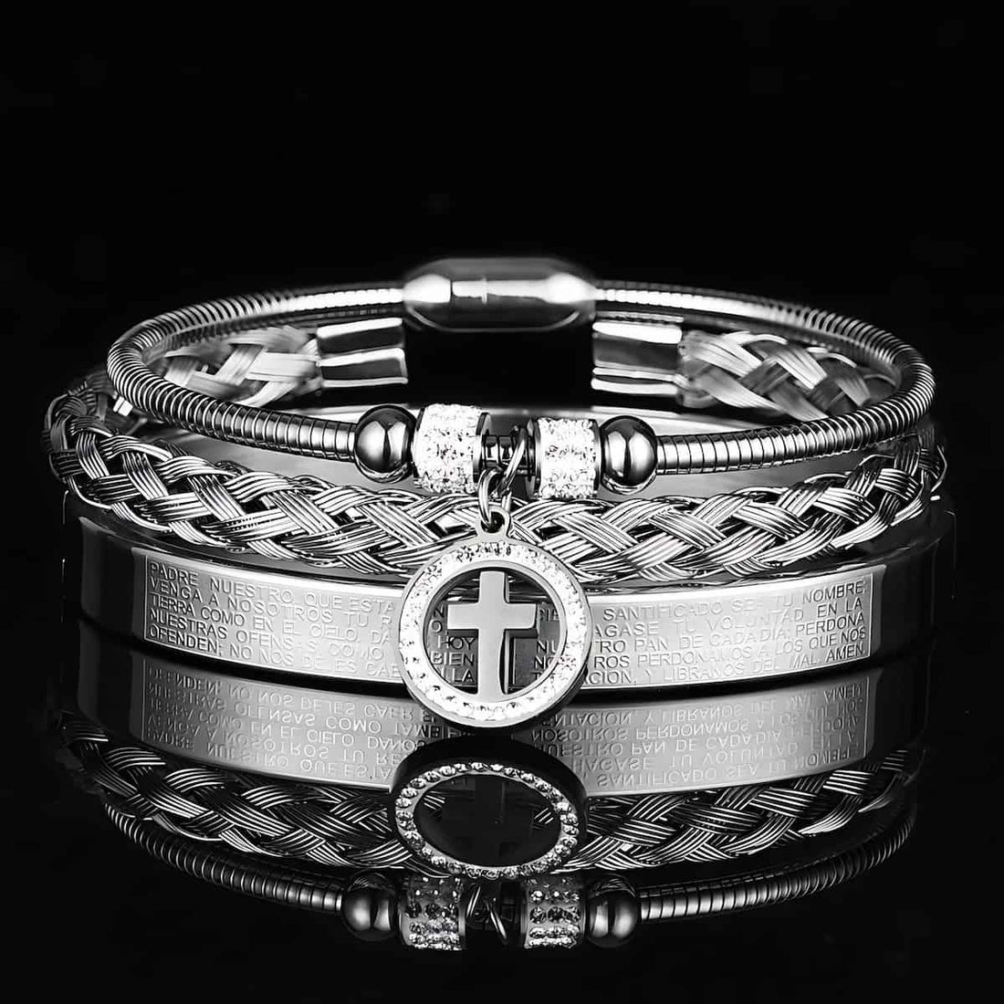 Bracelet with Cross Charm - Xenos Jewelry